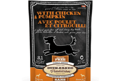 Oven-Baked Tradition Gâteries Tendres Sans grains pour Chien au Poulet Et Citrouille / Oven-Baked Tradition Tender Grain-Free Dog Treats with Chicken