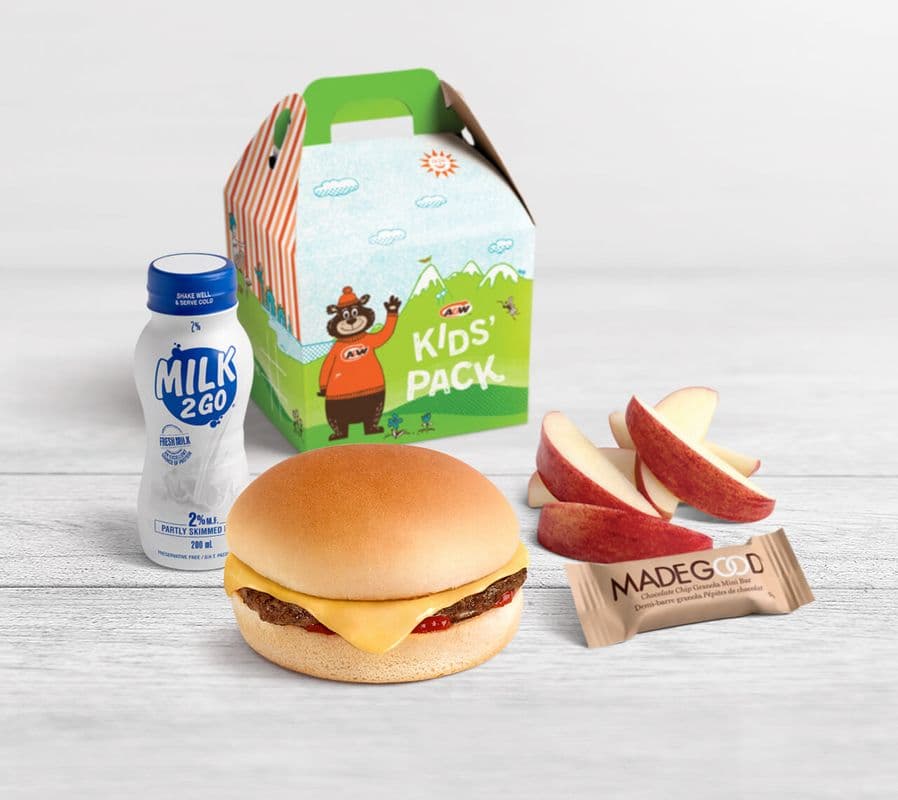 Buddy Burger pour enfants avec du fromage cheddar / Buddy Burger with Cheese Kids' Pack