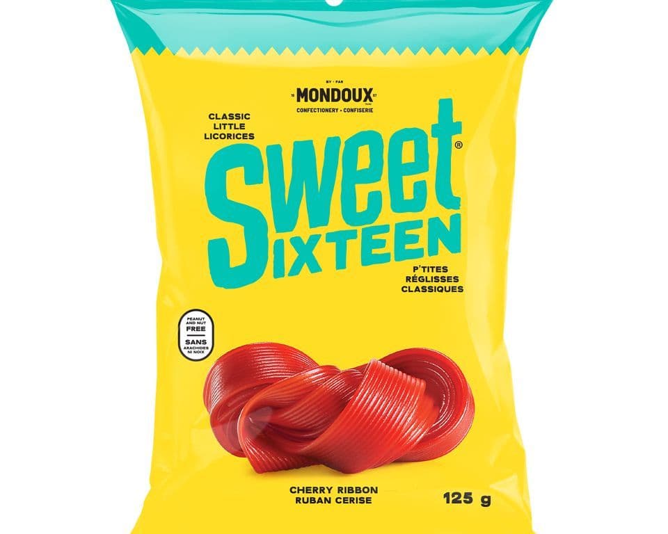 Mondoux Sweet Sixteen Cherry Ribbon 125g