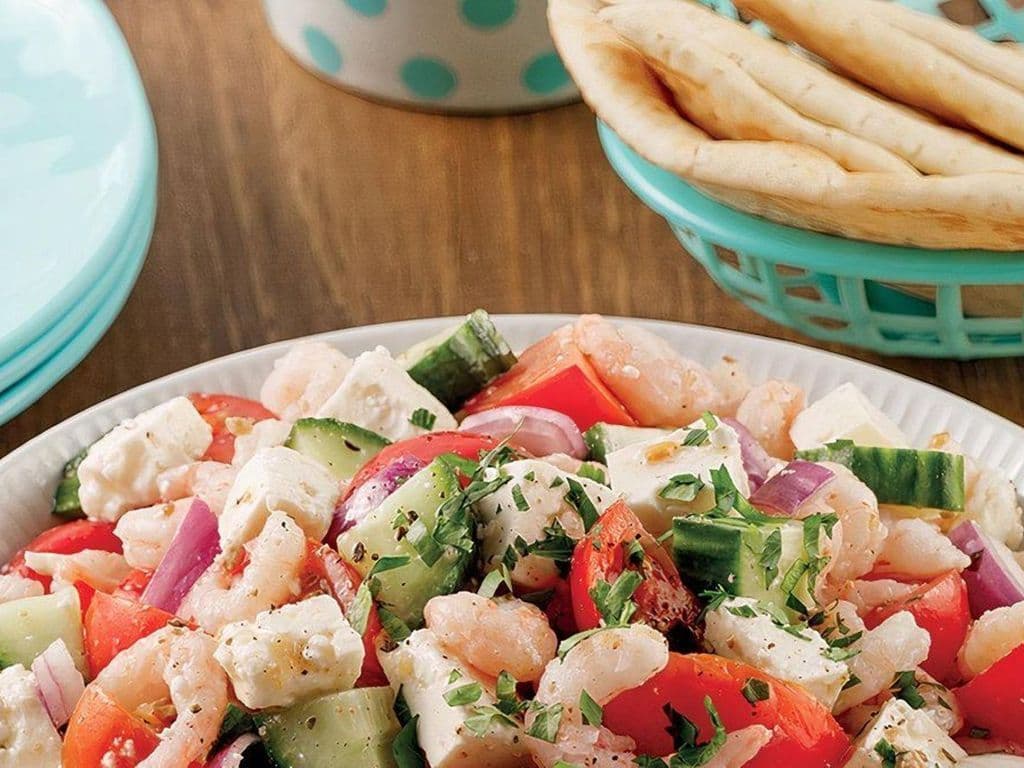 Salade au Crevettes Tandoori / Tandoori Shrimp Salad