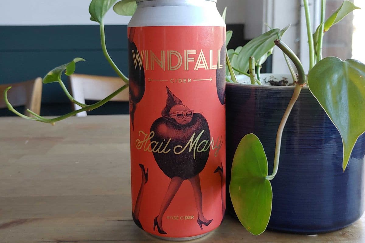 Windfall Hail Mary Rose Cider (473 ml Can) (1 x 473ml)