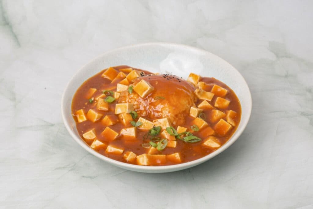 Mapo Tofu on Rice 麻婆豆腐盖饭
