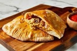 #3. Two-Toppings Calzone and Canned Pop
