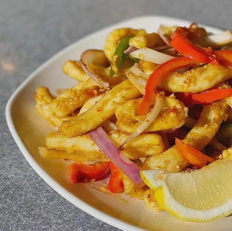 27. Squid with Salt and Pepper