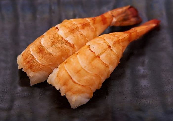 Shrimp (ebi) Sushi (2 pcs)
