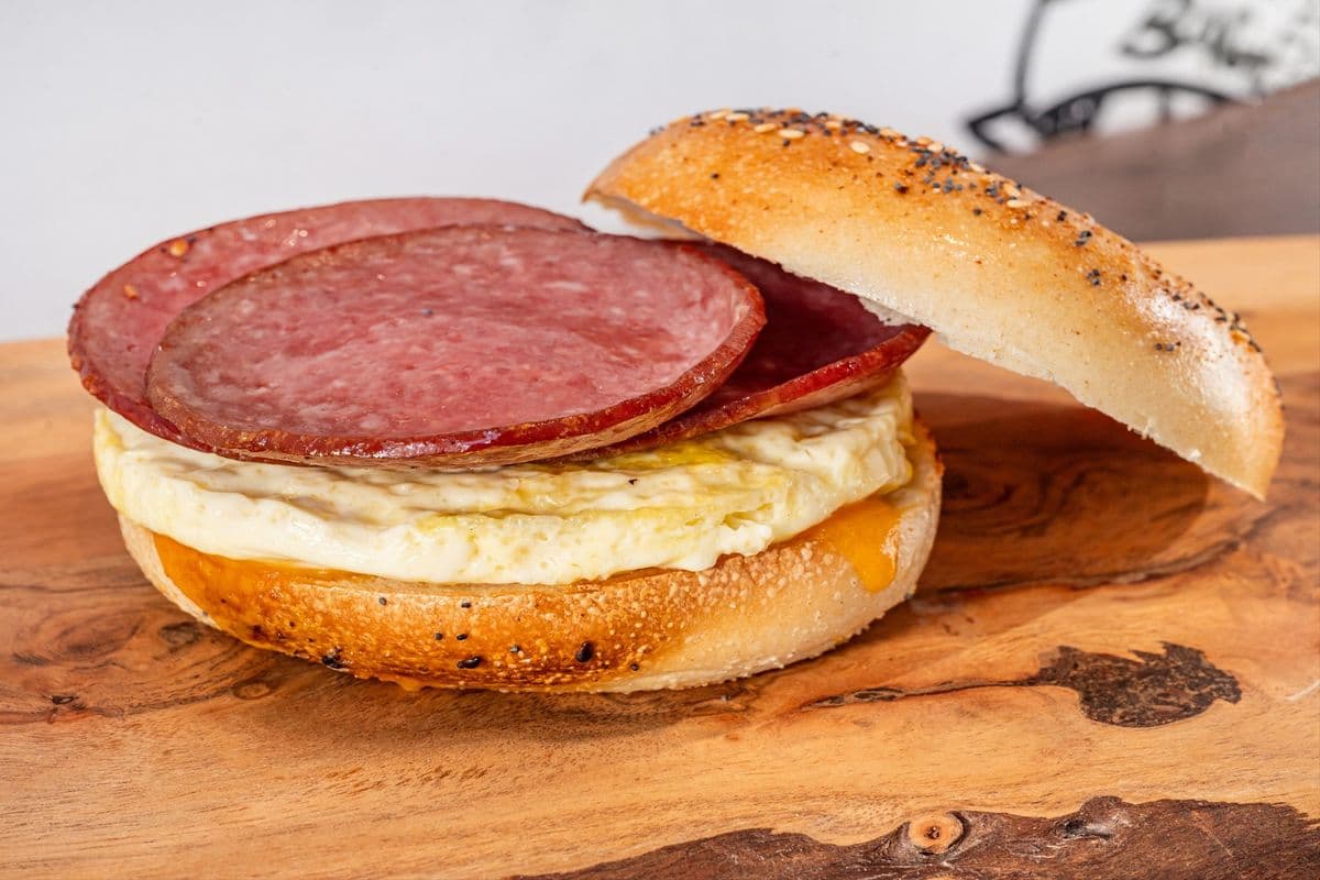 Grilled Salami Breakfast