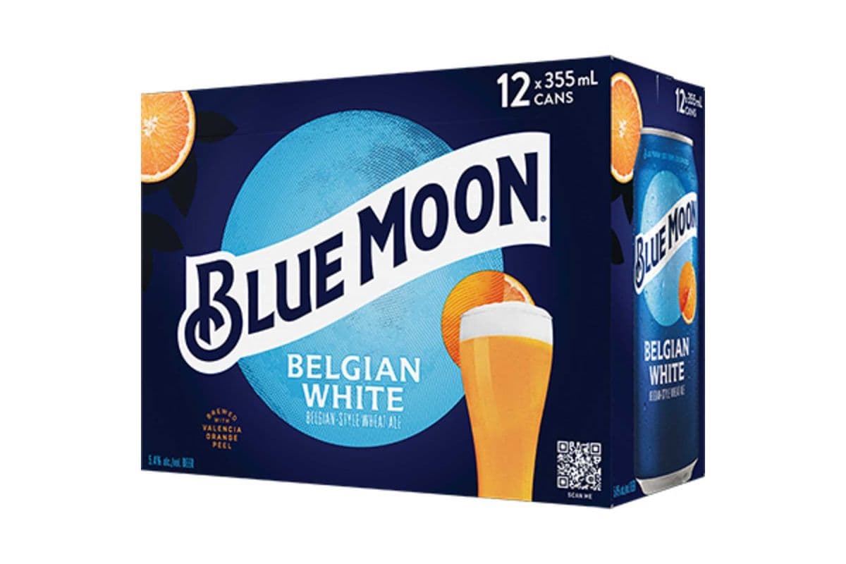Blue Moon Belgian White (12 x 355ml Can)