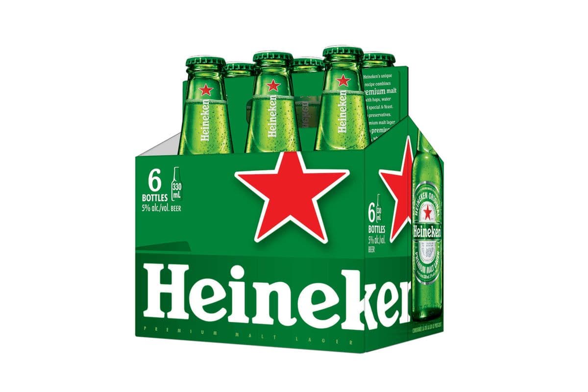 Heineken (6 x 330 ml Bottles)