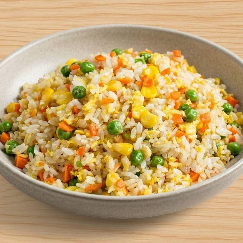 Vegetables and Egg / RIZ FRIT Légumes et œuf