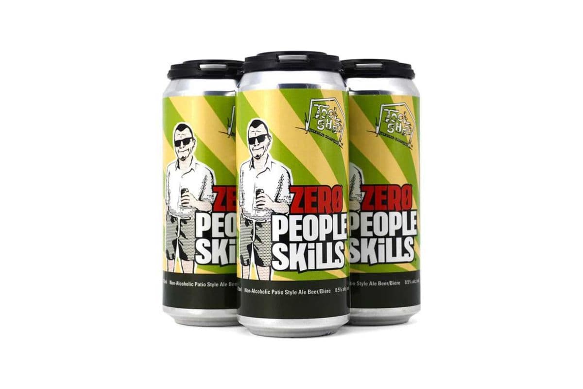 Tool Shed Zero People Skills Non-Alcoholic (4 Cans) (4x473ml)
