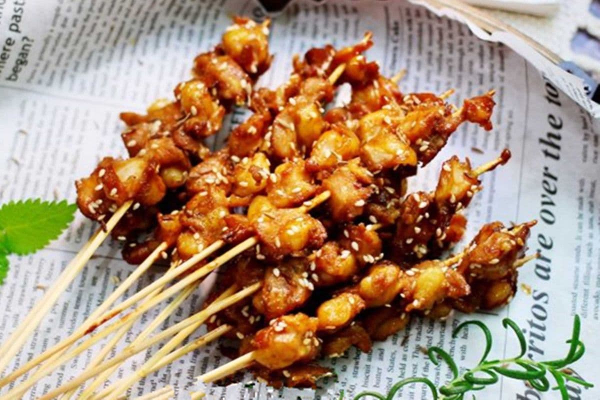 Chicken Gristle (2 Skewers) 碳烤 鸡 脆骨