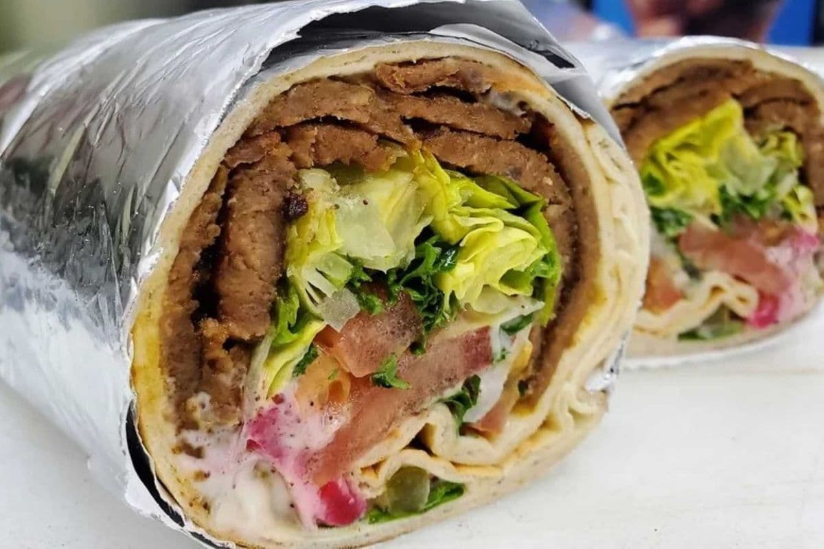 Large Donair Wrap Halal