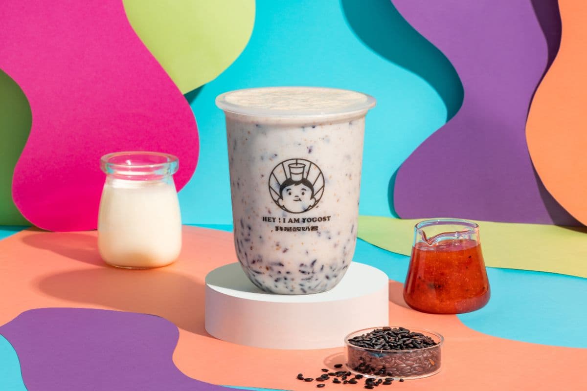 Strawberry Rice Yogurt 莓莓果海