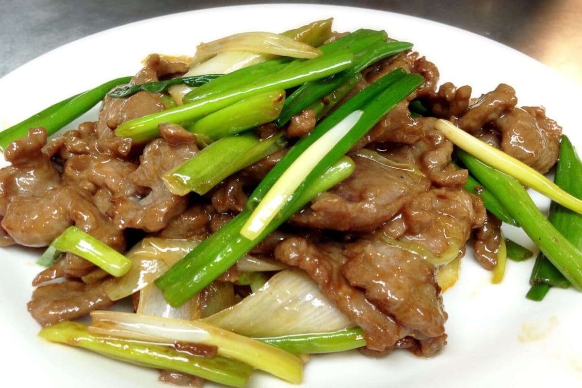 Beef Onion with Ginger