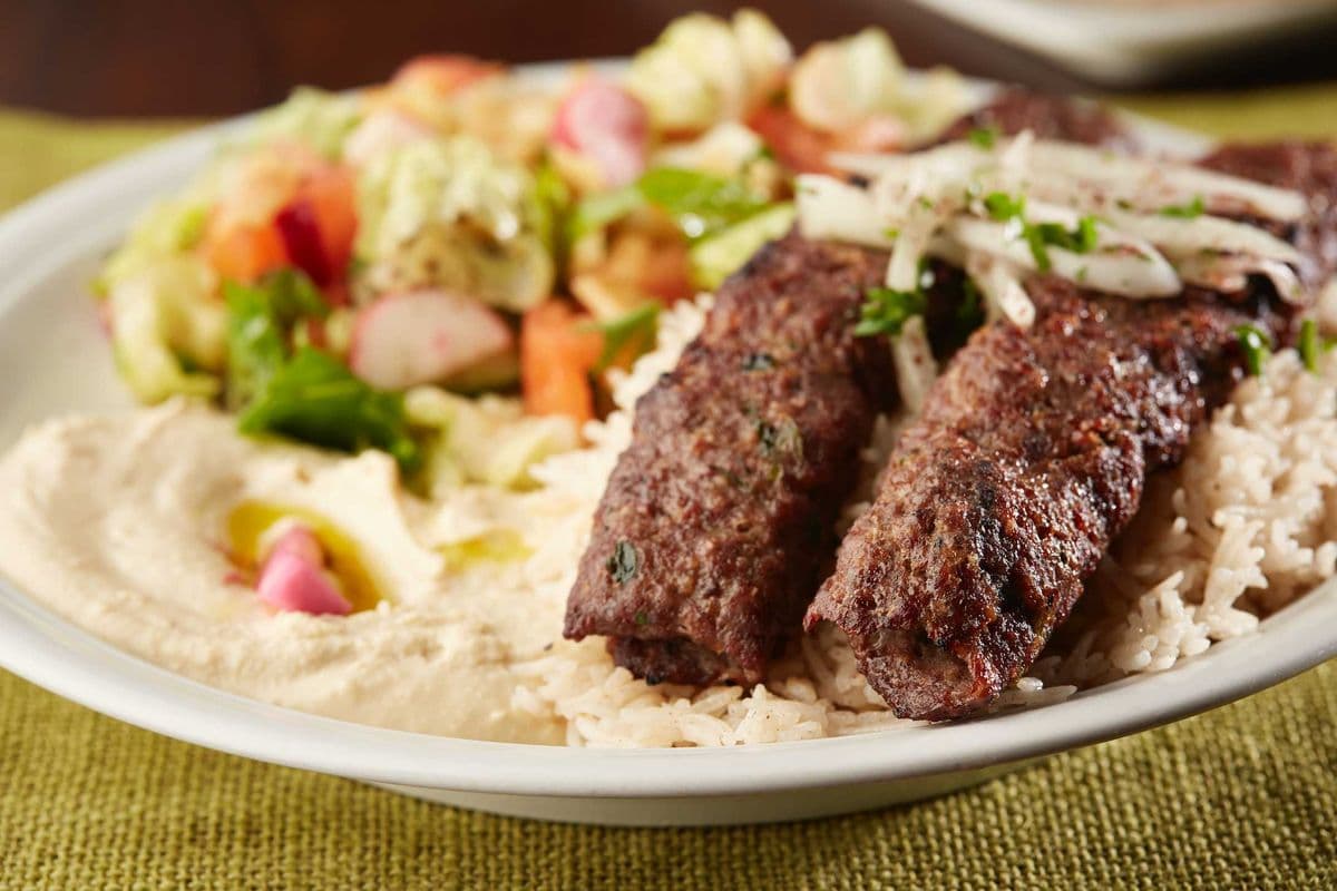 Kafta Kabob Plate