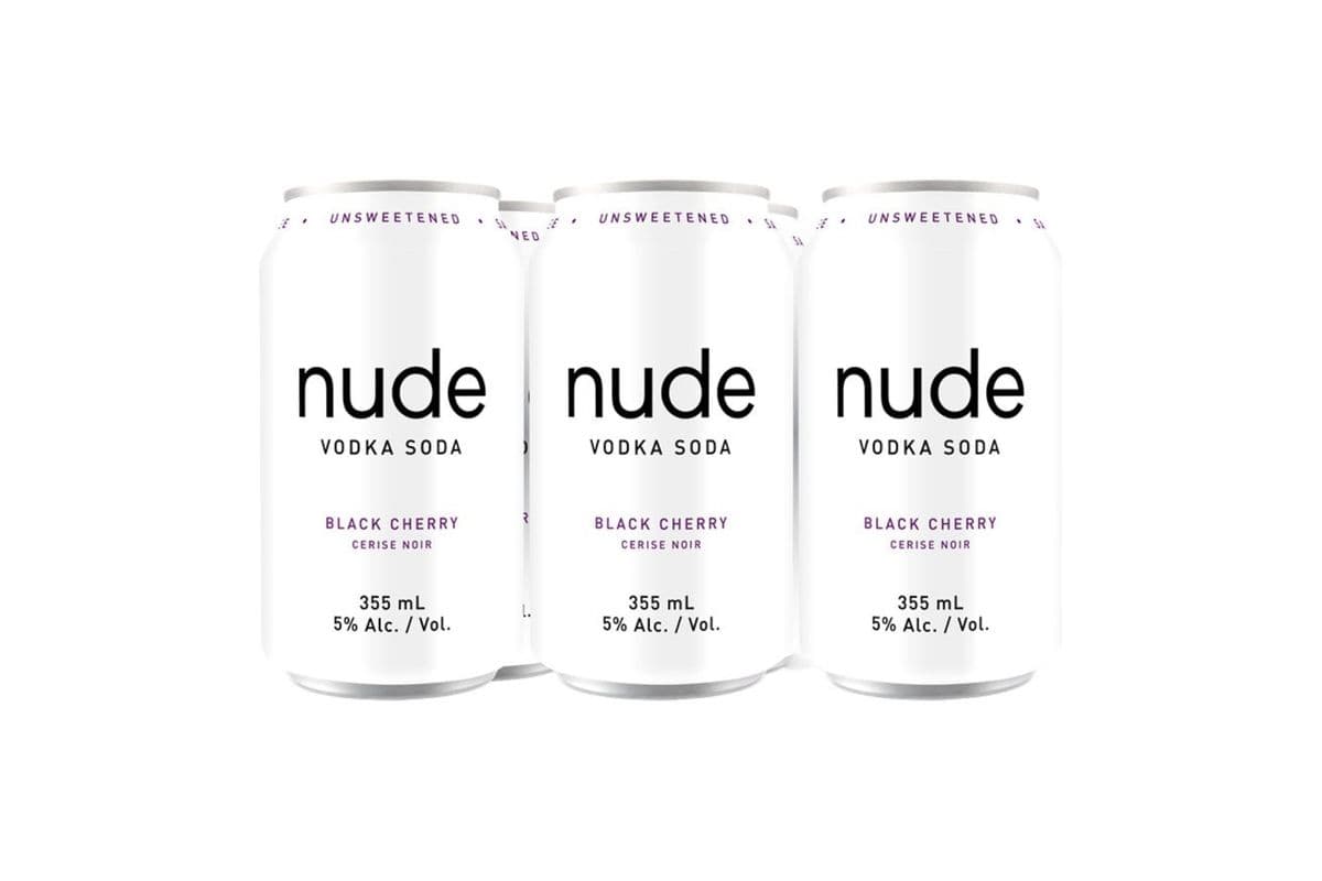 NUDE BLACK CHERRY - 6 CAN (1 x 6 PCS)