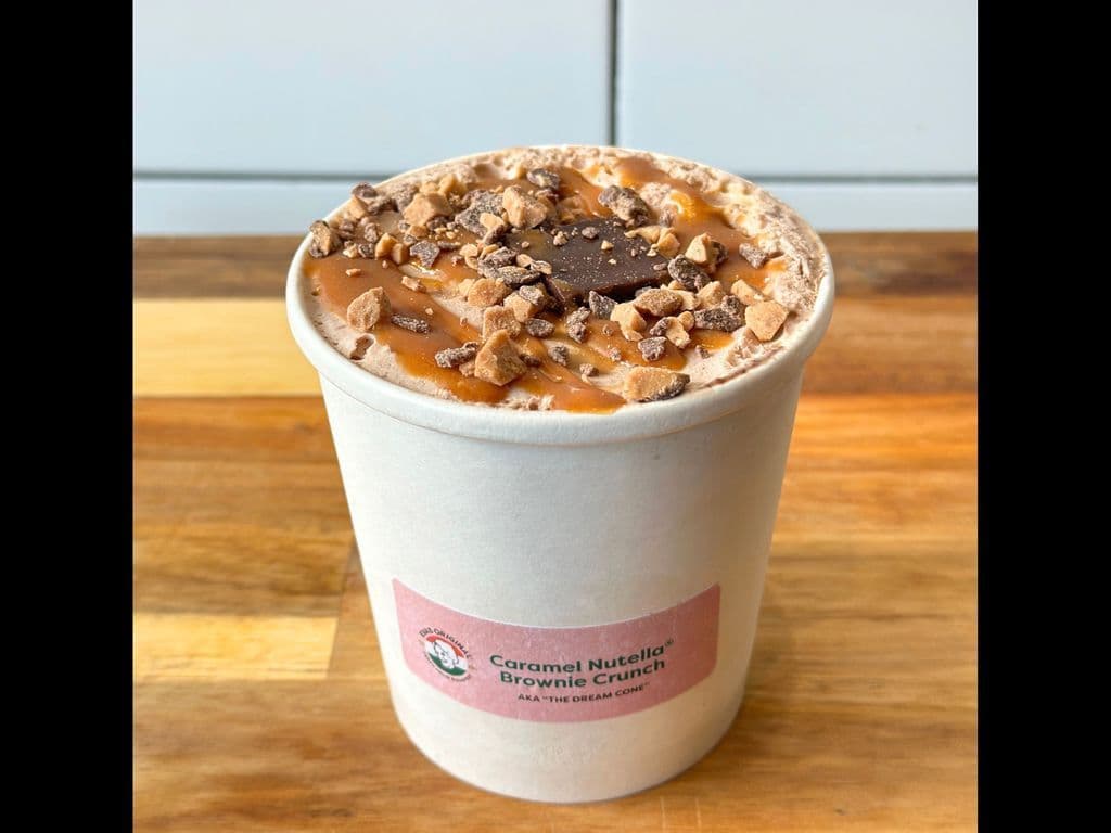 Caramel Brownie Nutella Crunch Ice Cream
