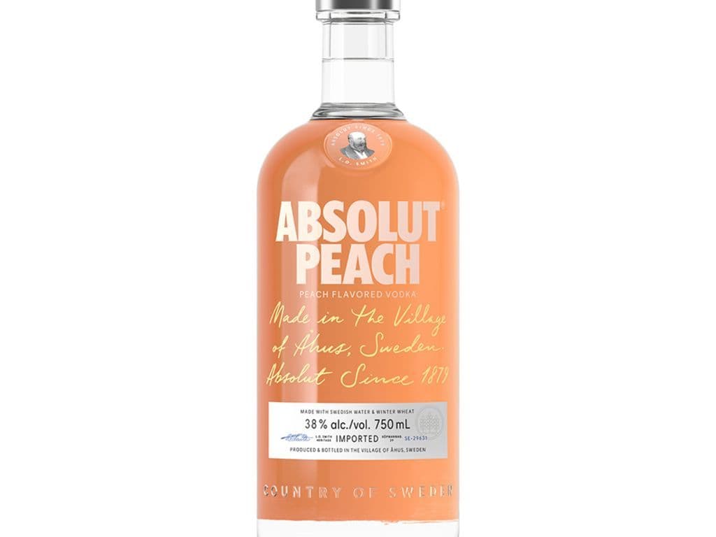 Absolut Peach Vodka (750ml)