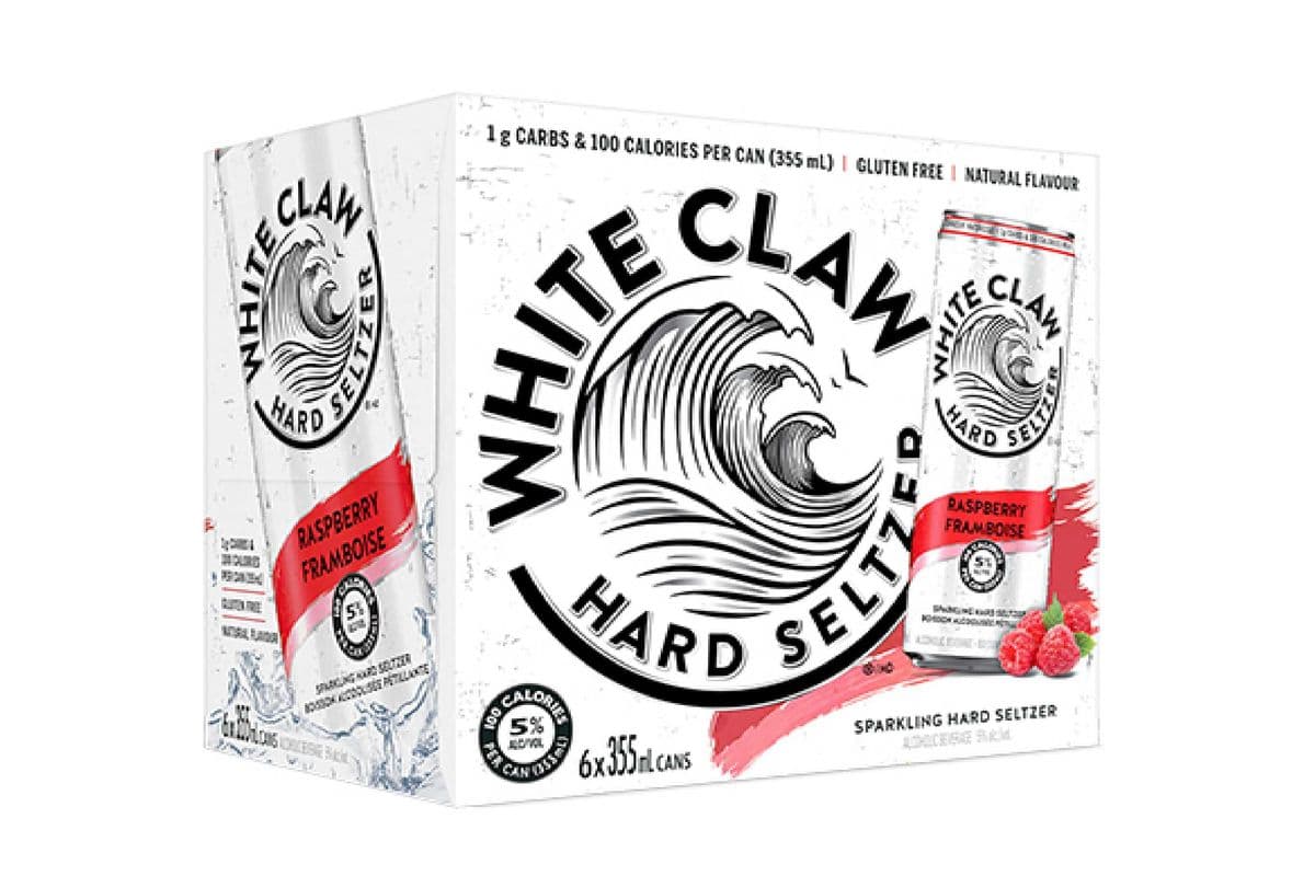 White Claw Raspberry (6 x 355 ml Cans)