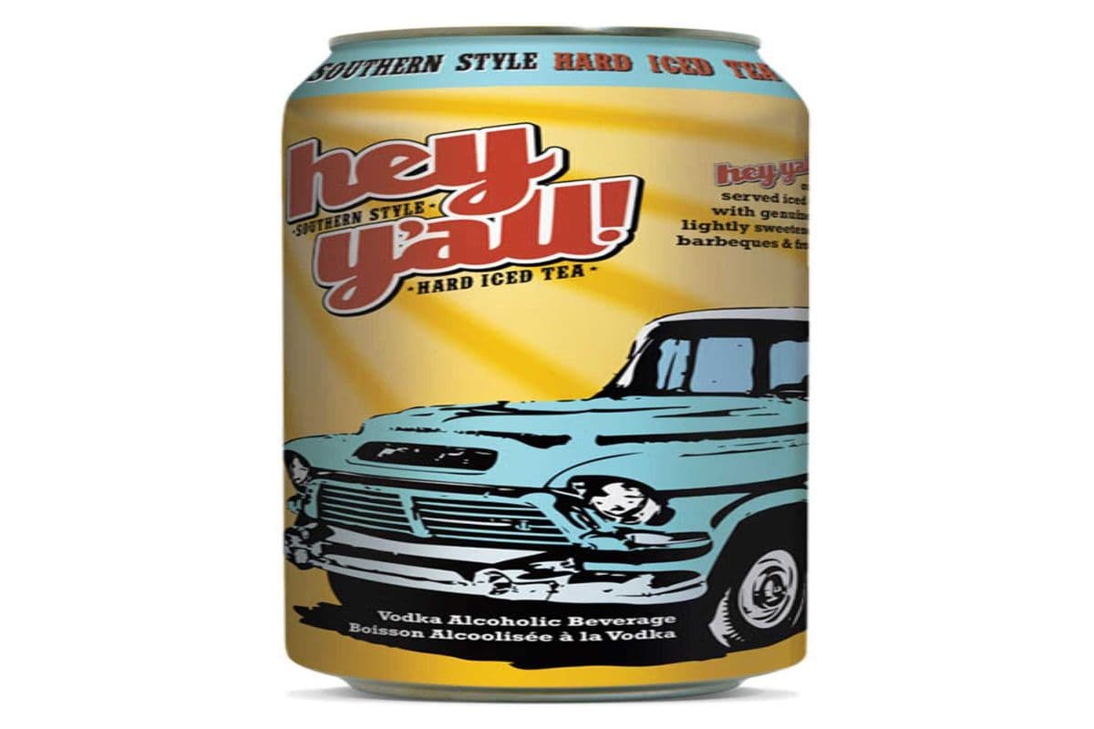 HEY Y'ALL HARD ICED TEA 458ML (1 x 458ML)