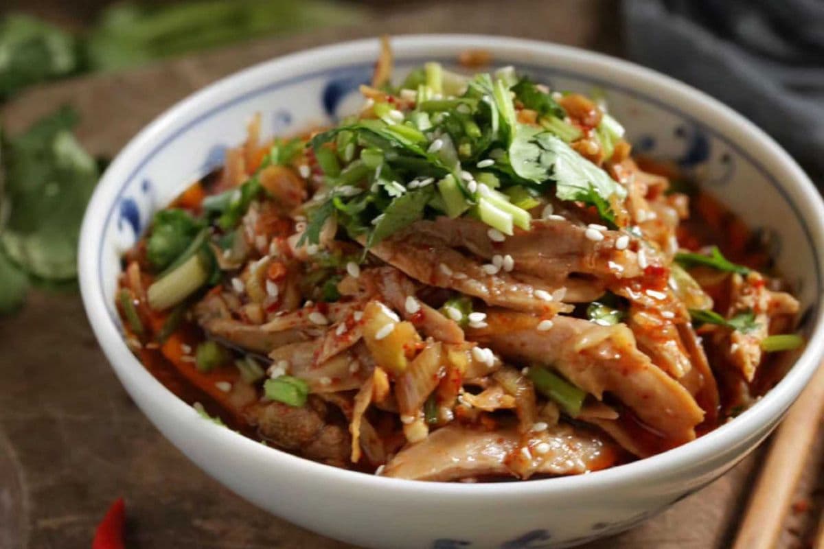 D5 Sliced Chicken With Chili oil(麻辣手撕鸡)