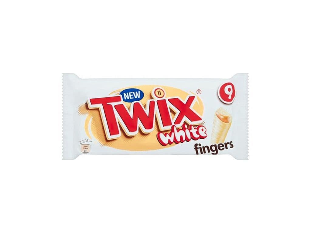 Twix White Chocolate Caramel Biscuit Bars 9 Pack UK 180g