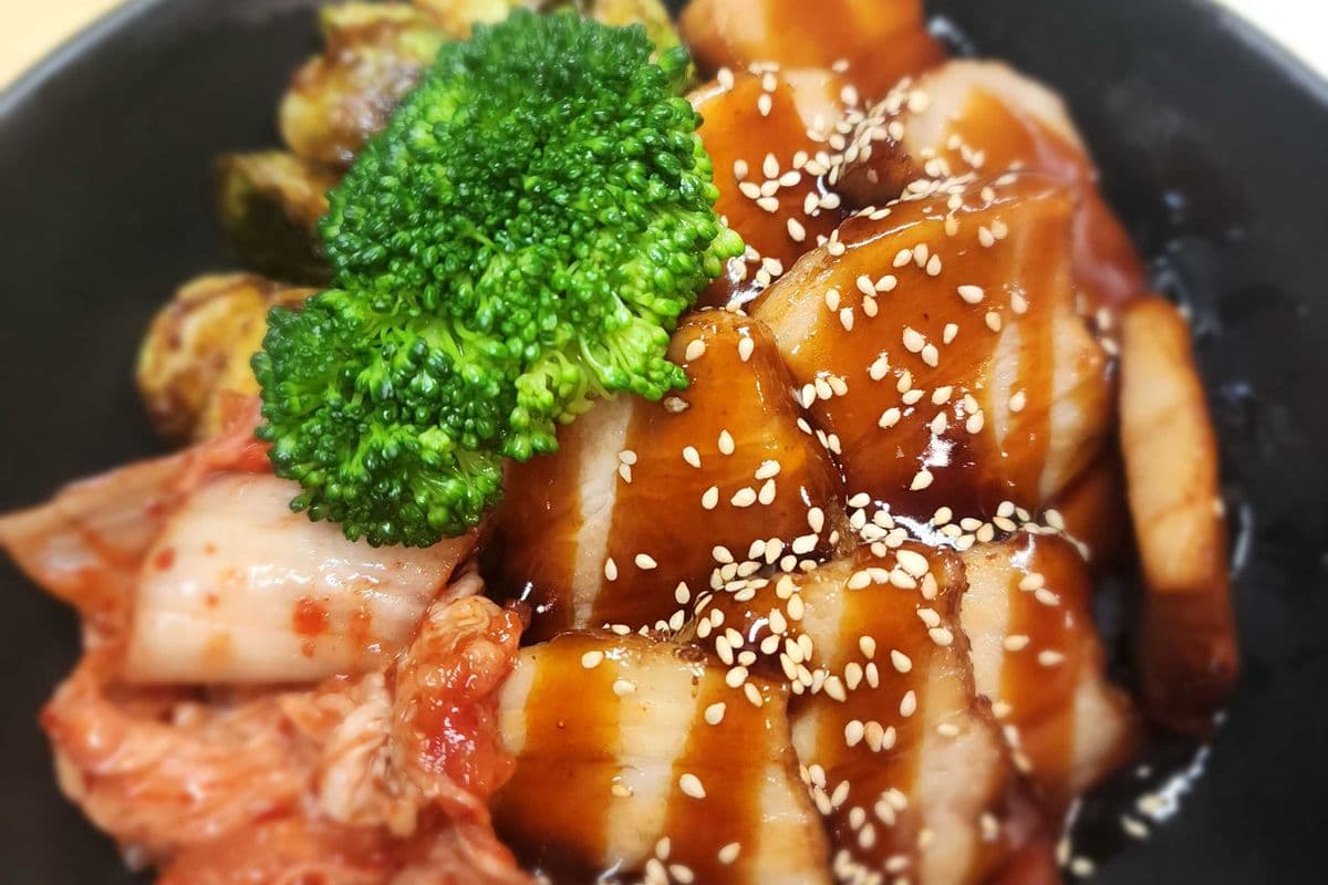 Grilled Pork Belly Bowl