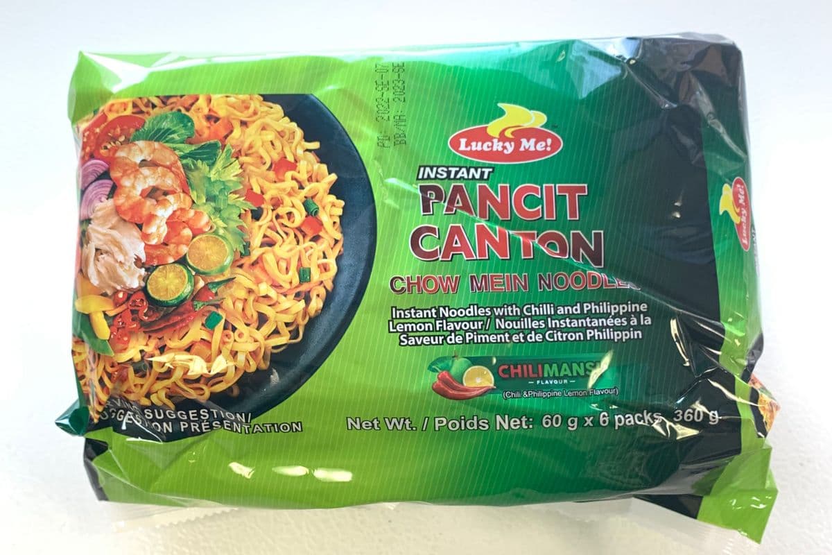 6 pack Lucky Me Pancit Canton CHILIMANSI (6 x 55g)