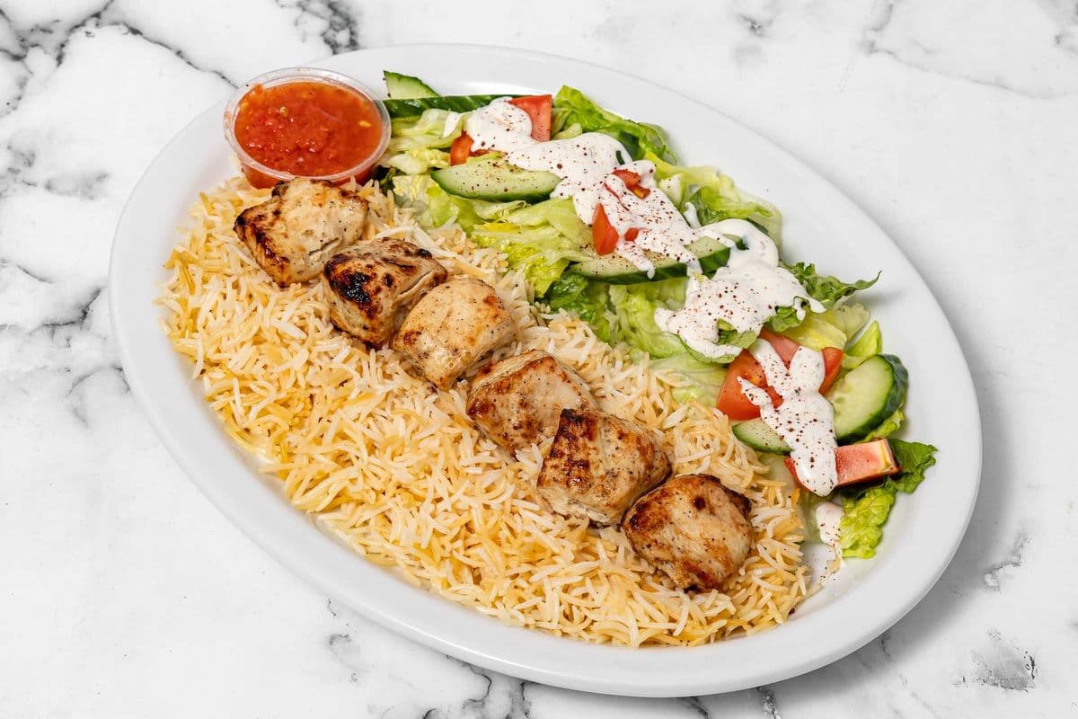 Chicken Breast Kabob Plate (Classic)