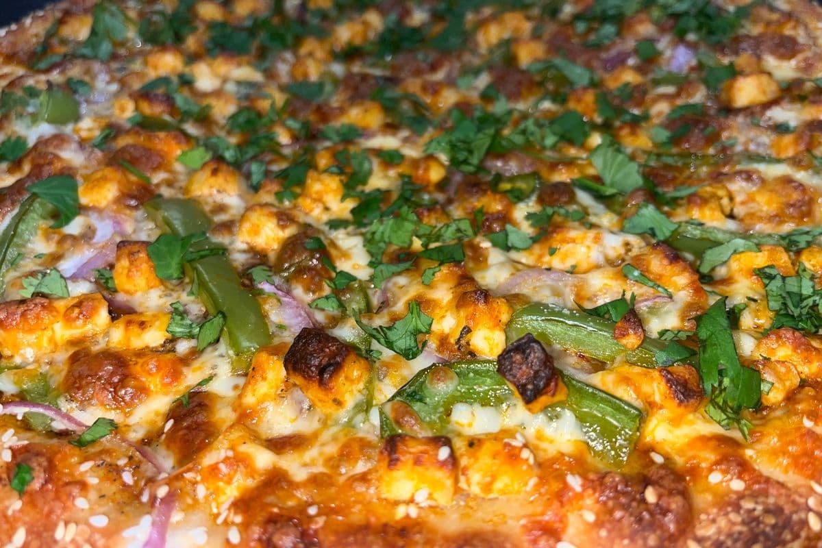 The Butter Chicken Pizza