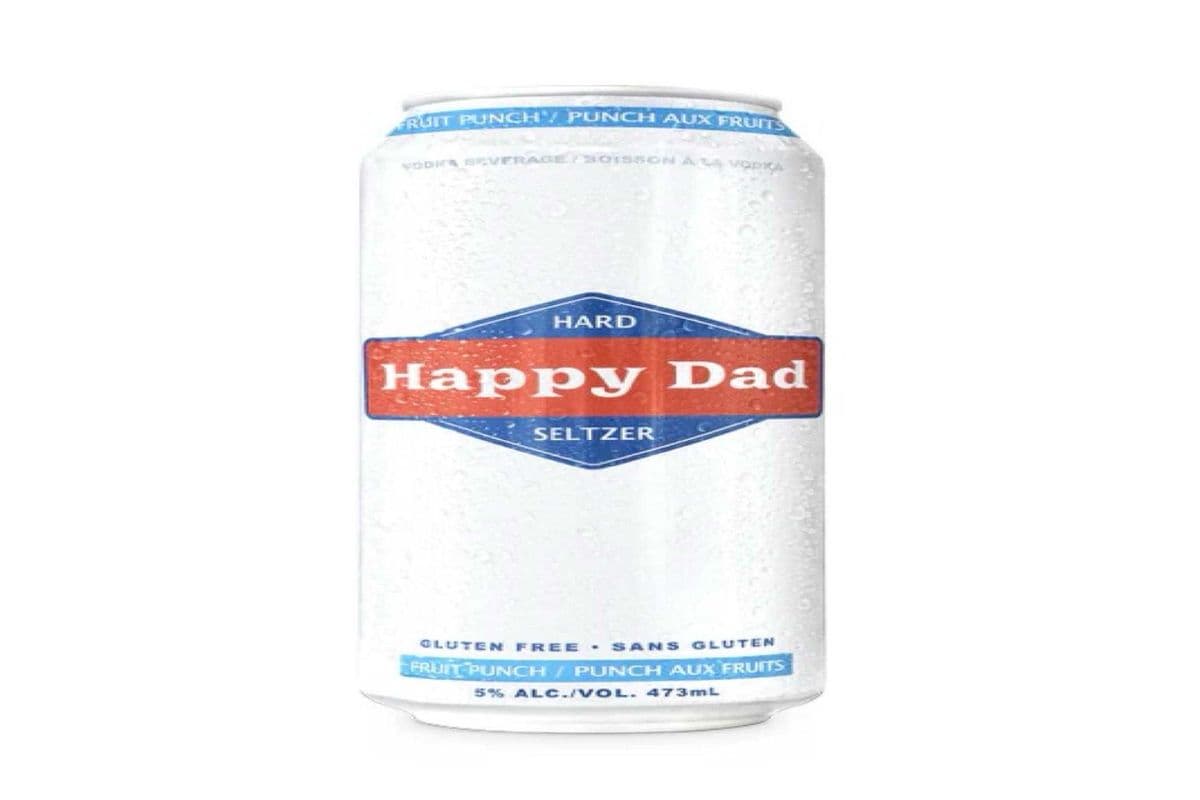 HAPPY DAD HARD SELTZER FRUIT PUNCH 473ML (1 x 473ML)