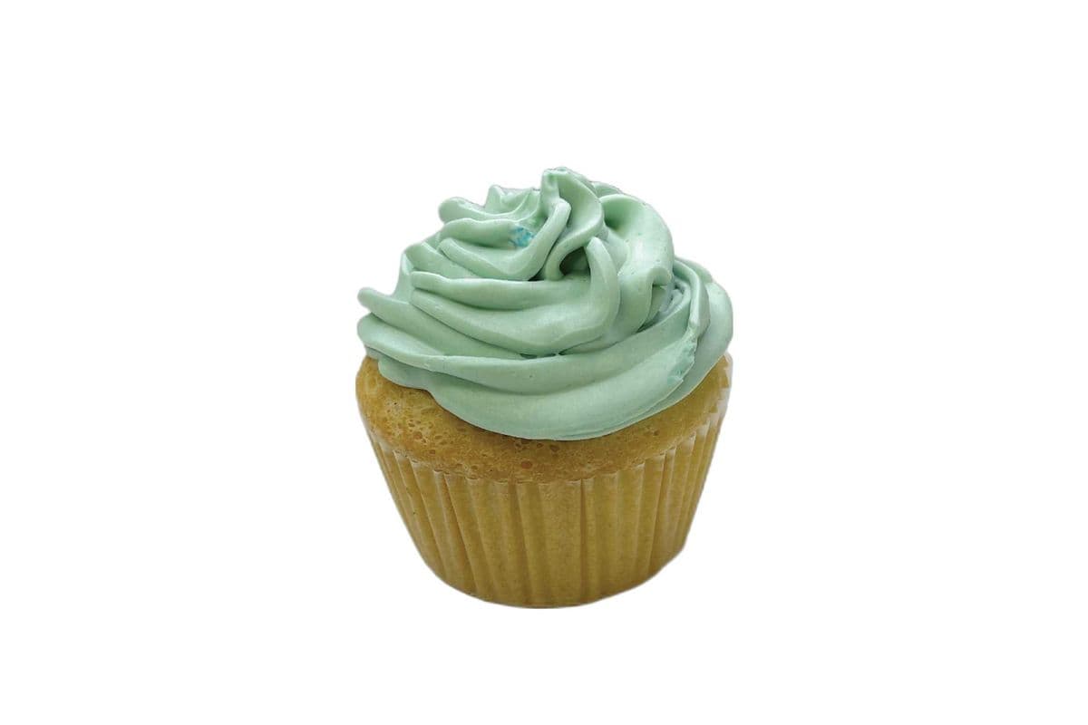 Keto Blue Velvet Cupcake