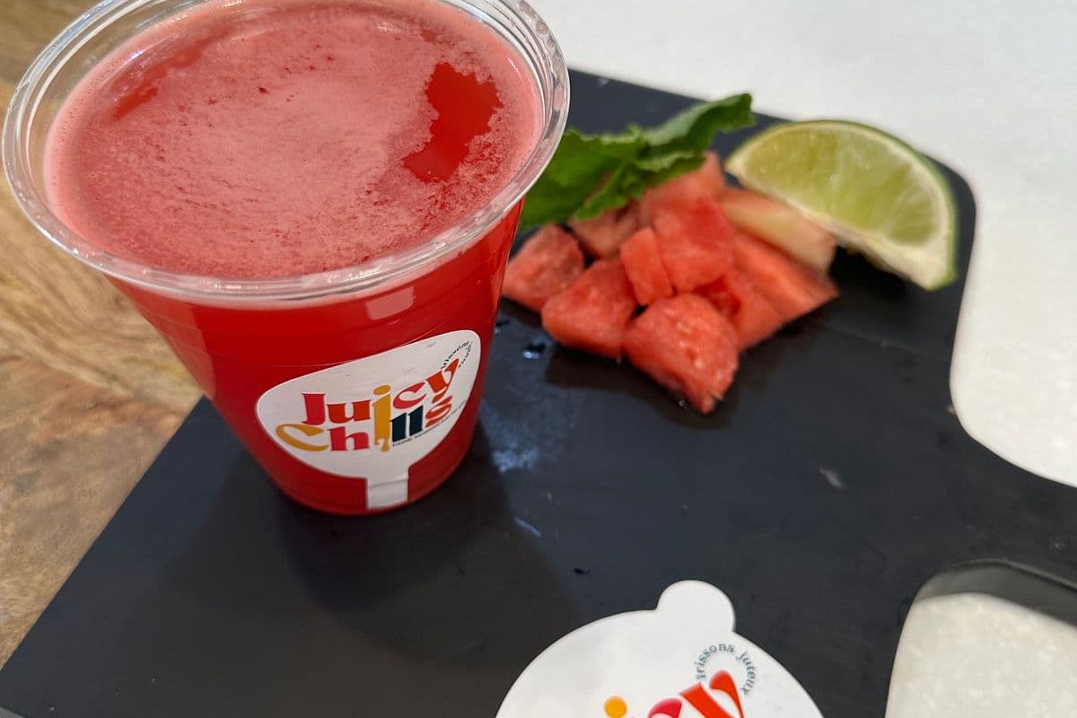 11.Red ruby juice