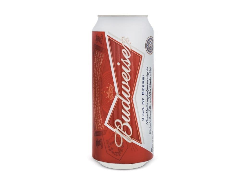 Budweiser, 473ml beer (5.0% ABV)