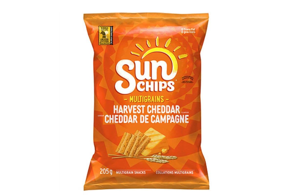 Sun Chips Harvest Cheddar Multigrain Snacks 205g