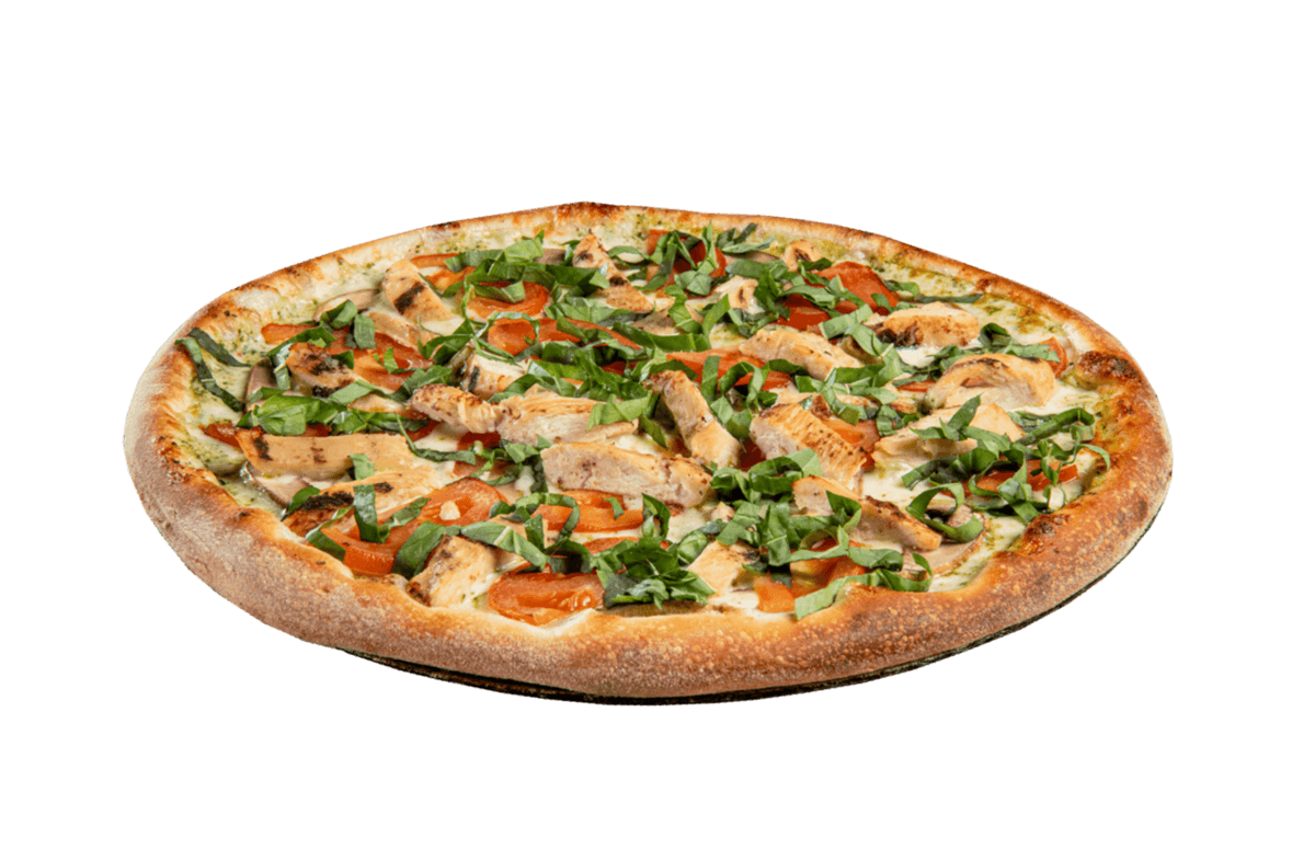 CAULIFLOWER 12" - Cream Pesto Chicken Pizza