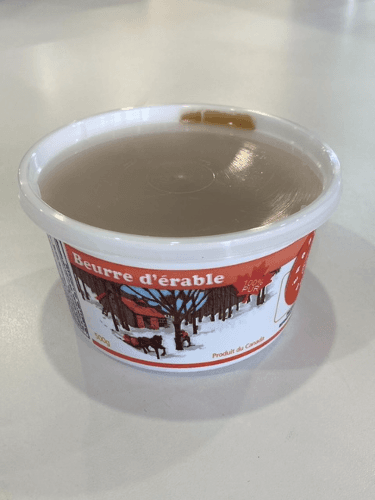 Pot de 500 g de beurre d’érable à 100% / 500 g Jar of 100% Maple Butter