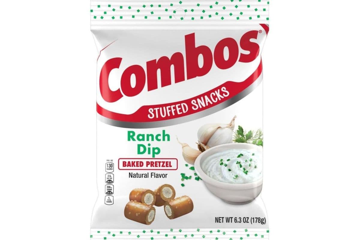 Combos Ranch Dip Baked Pretzel Stuffed Snacks (178.6 g)