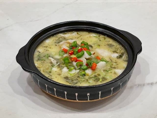 Stewed Fish Filet in Pickled Chinese Cabbage 酸菜鱼