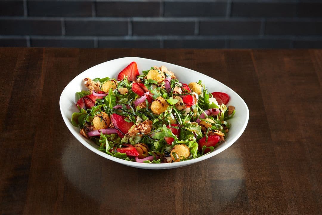 Strawberry & Crispy Boursin Salad