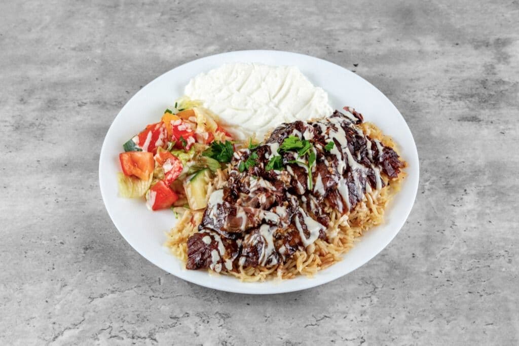 Beef Shawarma Platter