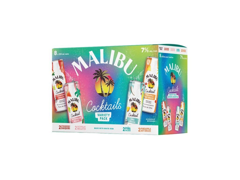 Malibu- Mixer Pack Can 8 Pack (8x355ml)