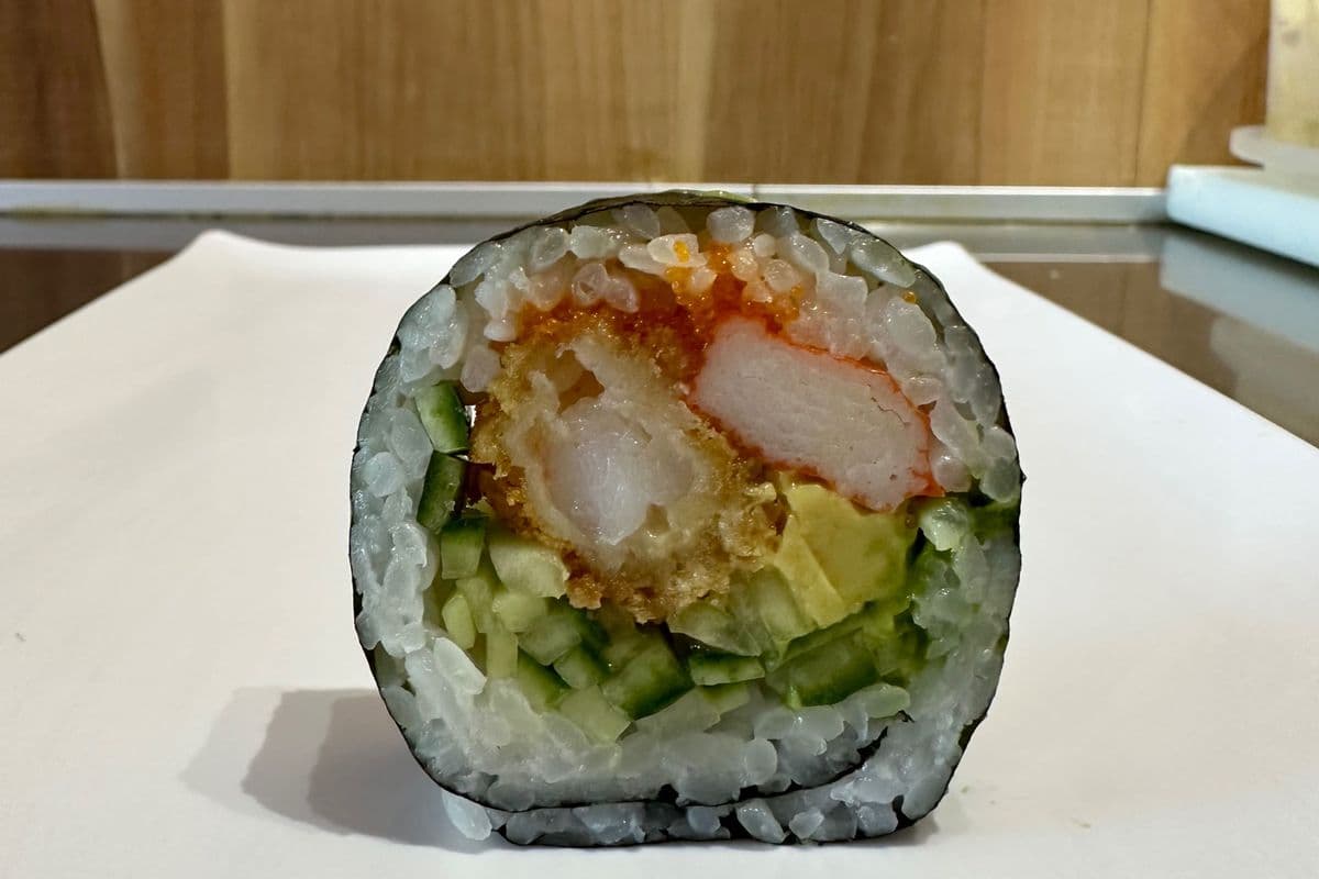 67. Rouleau futomaki Ebi tempura / Ebi Tempura Futomaki Roll