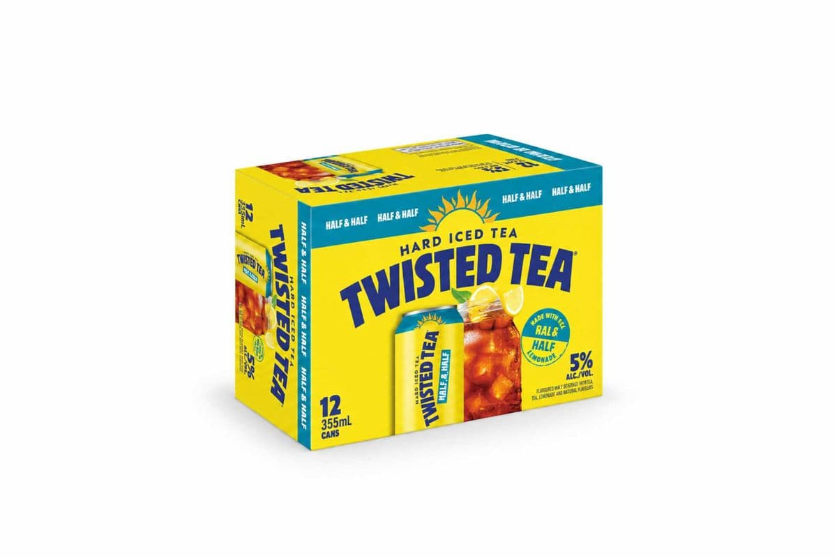 Twisted Tea Hard Iced Tea Half and Half (12 x 355ml Can)