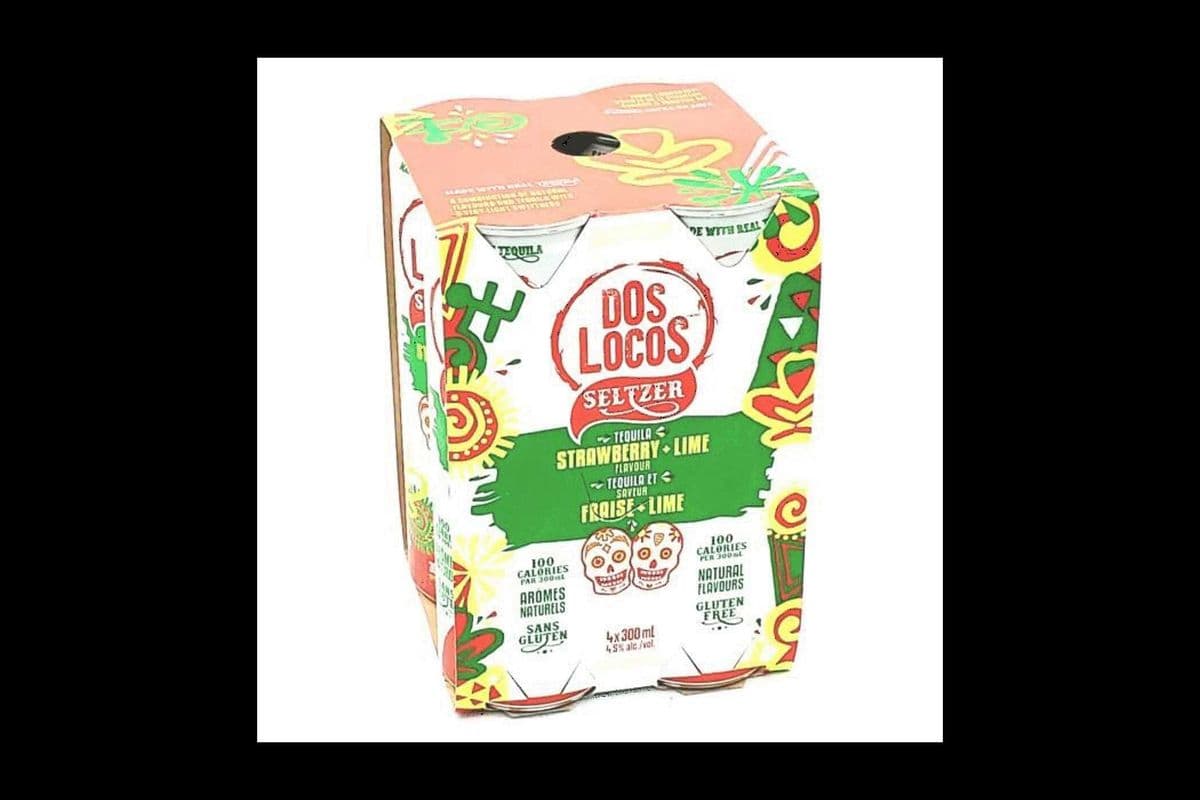 DOS LOCOS STRAWBEERY LIME (4*300ML CANS) (4 x 4*300ML)