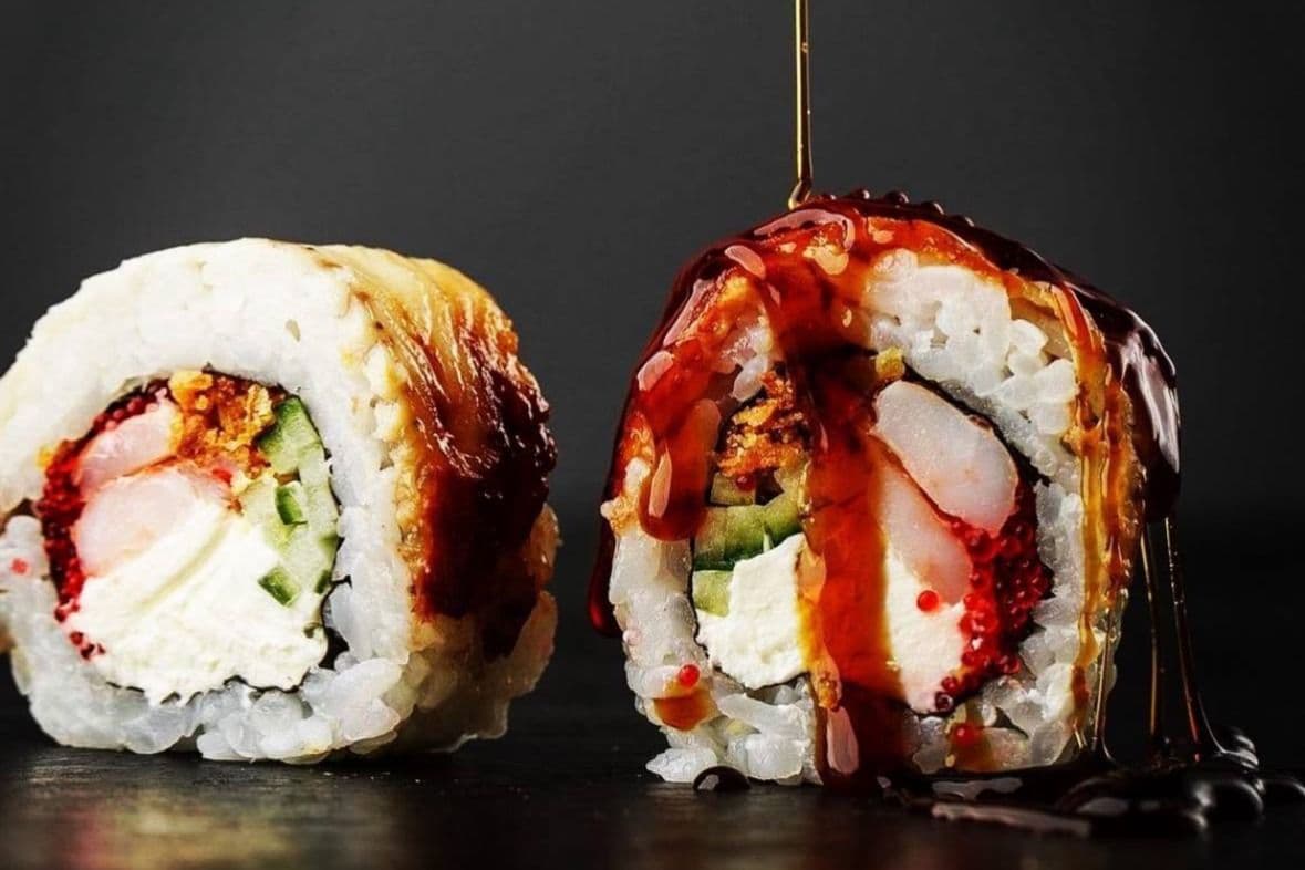 Unagi with Shrimp Roll (8 pcs)