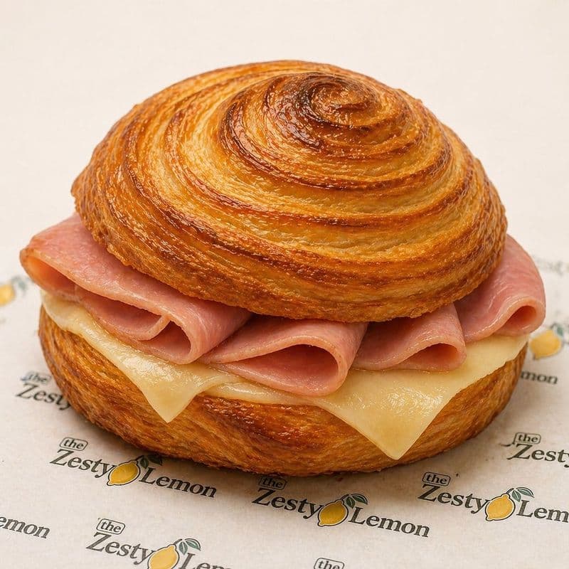 Ham & Swiss Breakfast Sandwich