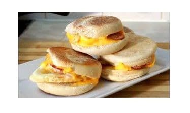 Bacon and Egg English muffin
