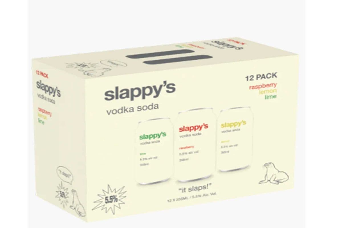 SlappYs Mixer Can 12 Pack (12 x 355 ML)