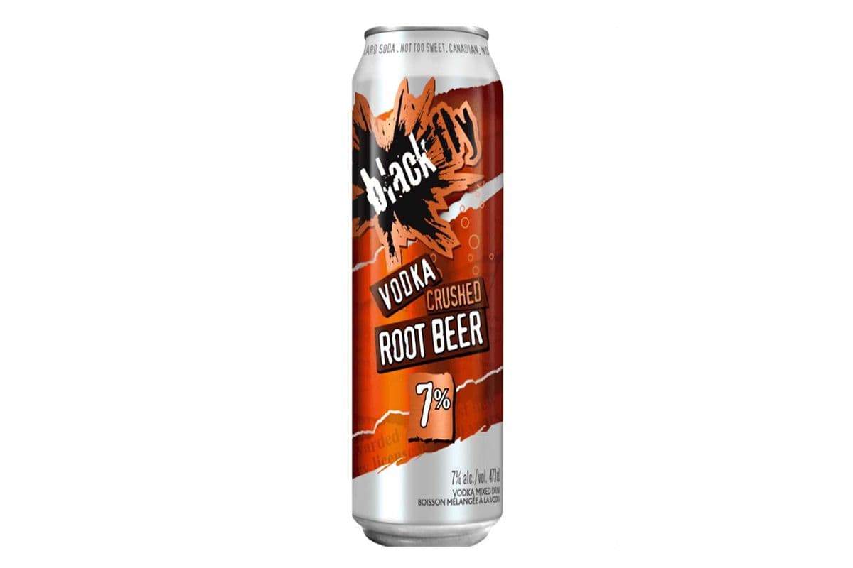 BLACK FLY VODKA CRUSHED ROOT BEER 473 ML (1 x 473 ML)